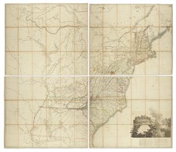ARROWSMITH, AARON. A Map of the United States of North America Drawn from a Number of Critical Researches.
